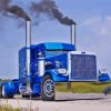 Blue Large Truck Paint By Numbers