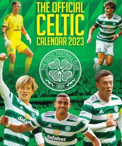 Celtic Team Poster Paint By Numbers