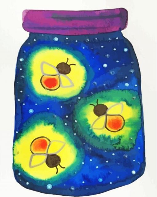 Cute Firefly Paint By Numbers