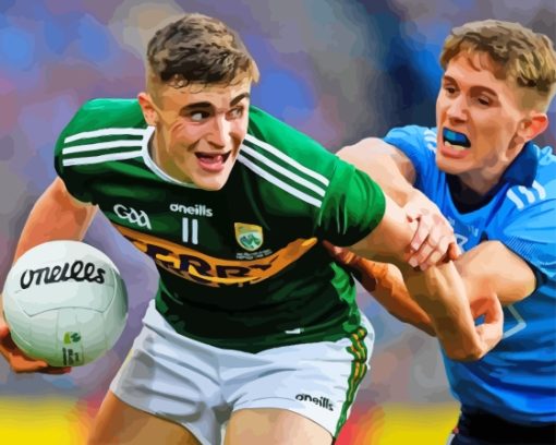 Gaelic Football Paint By Numbers