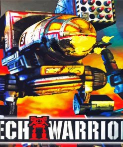 Mechwarrior Poster Paint By Numbers