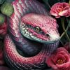 Pink Snake Paint By Numbers