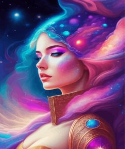 Universe Spiritual Lady Paint By Numbers