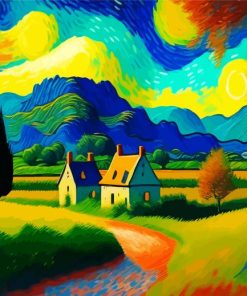 Van Gogh Landscape Paint By Numbers