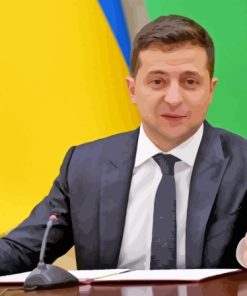 Volodymyr Zelensky Paint By Numbers