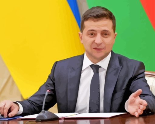 Volodymyr Zelensky Paint By Numbers