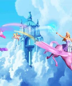 Barbie and the Magic of Pegasus Animation Paint By Numbers