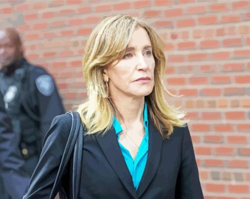 Felicity Huffman Celebrity Paint By Numbers