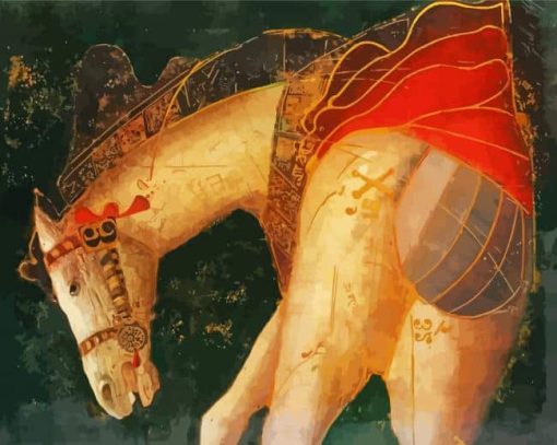 Horse Side View by Mersad Berber Paint By Numbers