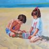 Kids At Beach Paint By Numbers