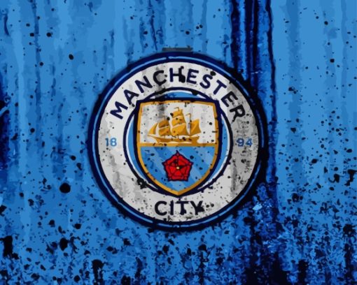 Manchester City Logo Paint By Numbers