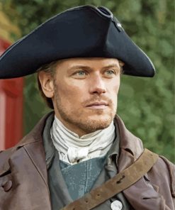 Sam Heughan As Jamie Fraser Paint By Numbers