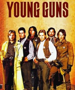 Young Guns Poster Paint By Numbers