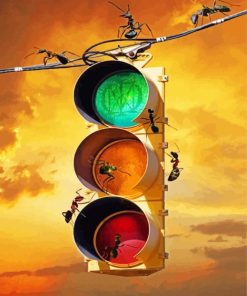 Ants Traffic Light Paint By Numbers