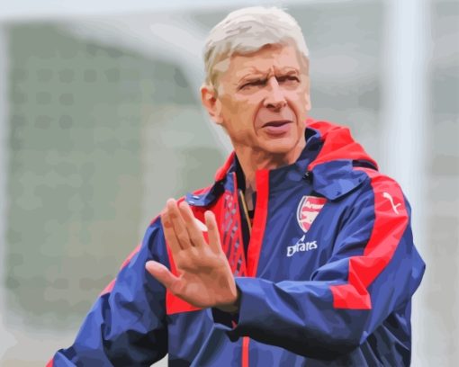 Arsene Wenger Football Manager Paint By Numbers