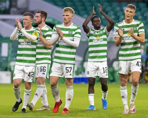 Celtic Football Team Paint By Numbers