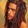 Man With Dreadlocks Paint By Numbers