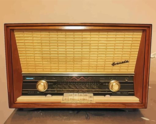 Radio Vintage Paint By Numbers