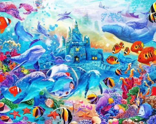 The Sea Castle Paint By Numbers