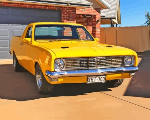 1970 HT Holden Car Paint By Numbers