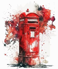 Abstract Post Box Paint By Numbers