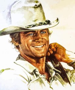 Actor Terence Hill Paint By Numbers