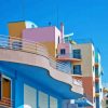 Albufeira Colorful Buildings Paint By Numbers