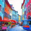 Annecy City Old Town Paint By Numbers