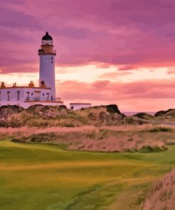 Ayrshire Coast Lighthouse Paint By Numbers