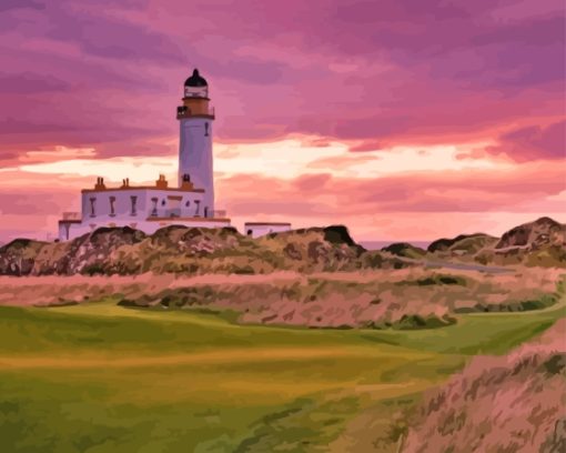 Ayrshire Coast Lighthouse Paint By Numbers