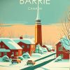 Barrie Canada Poster Paint By Numbers