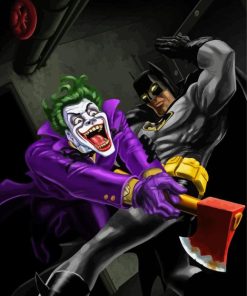 Batman And The Joker Paint By Numbers