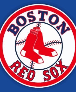 Boston Red Sox Logo Paint By Numbers