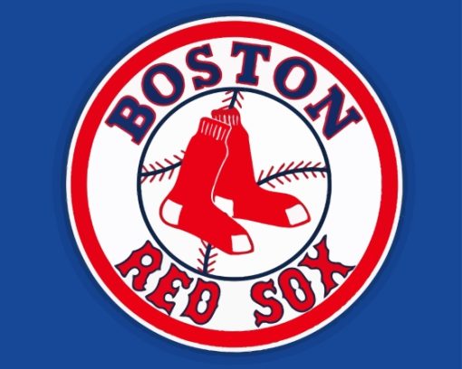 Boston Red Sox Logo Paint By Numbers