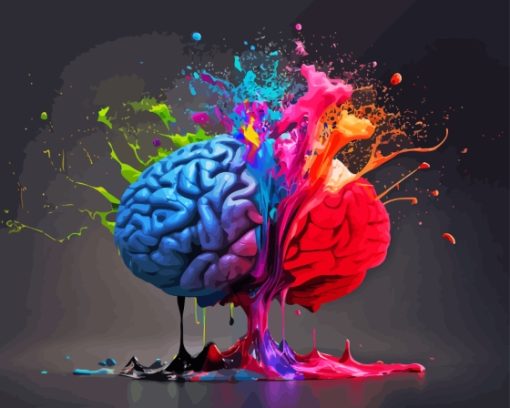 Brains Art Paint By Numbers