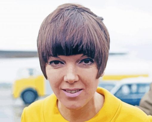 British Fashion Designer Mary Quant Paint By Numbers