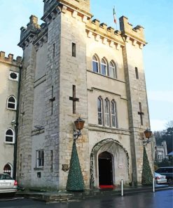 Cabra Castle Building Entrance Paint By Numbers