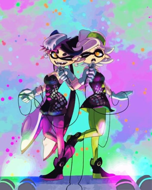 Callie And Marie Singing Paint By Numbers