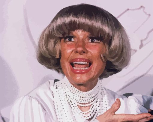 Carol Channing Actress Paint By Numbers