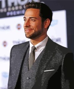 Classy Zachary Levi Actor Paint By Numbers