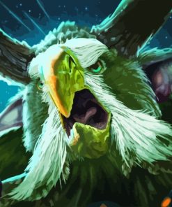 Close Up Moonkin Paint By Numbers