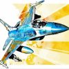 F 16 Fighting Falcon Pop Art Paint By Numbers