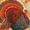 Fall Turkey Paint By Numbers