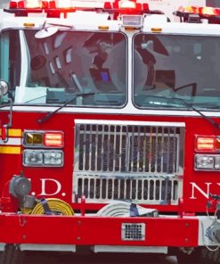 Fdny Truck Paint By Numbers