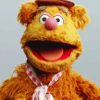 Fozzie Bear Paint By Numbers