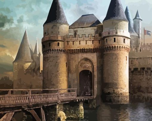 Game Of Thrones Riverrun Castle Paint By Numbers