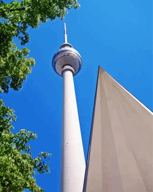 Germany Berliner Fernsehturm Paint By Numbers