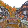 Ginzan Onsen Autumn Paint By Numbers