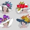 Girls With Derby Hat Art Paint By Numbers