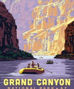 Grand Canyon Rafting Paint By Numbers